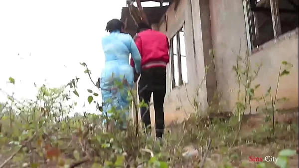 A blind woman went to fetch some firewood in the bush, a village prince came to help her then took her home for a nice fuck